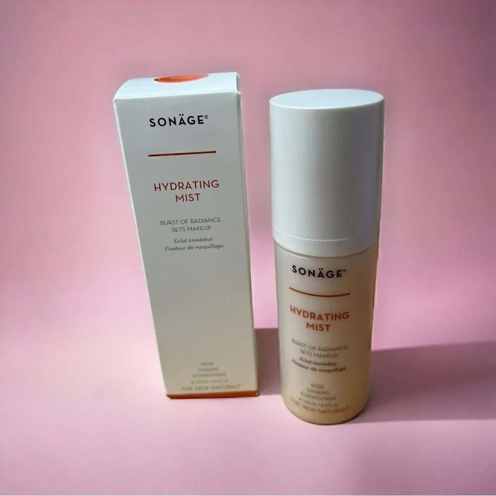 Sonage spa grade hydrating mist w rose, ginseng & elderflower- brand new/Full Sz